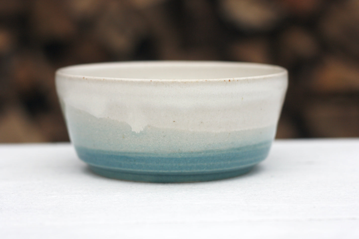 Tapas or Olive Dishes in White Blue and Soft Blue glazes