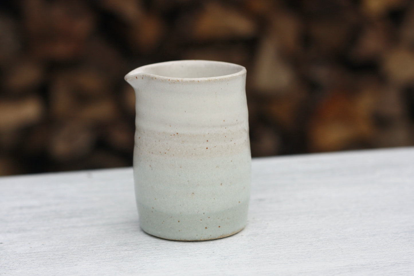 Small Blue and White Milk Jug