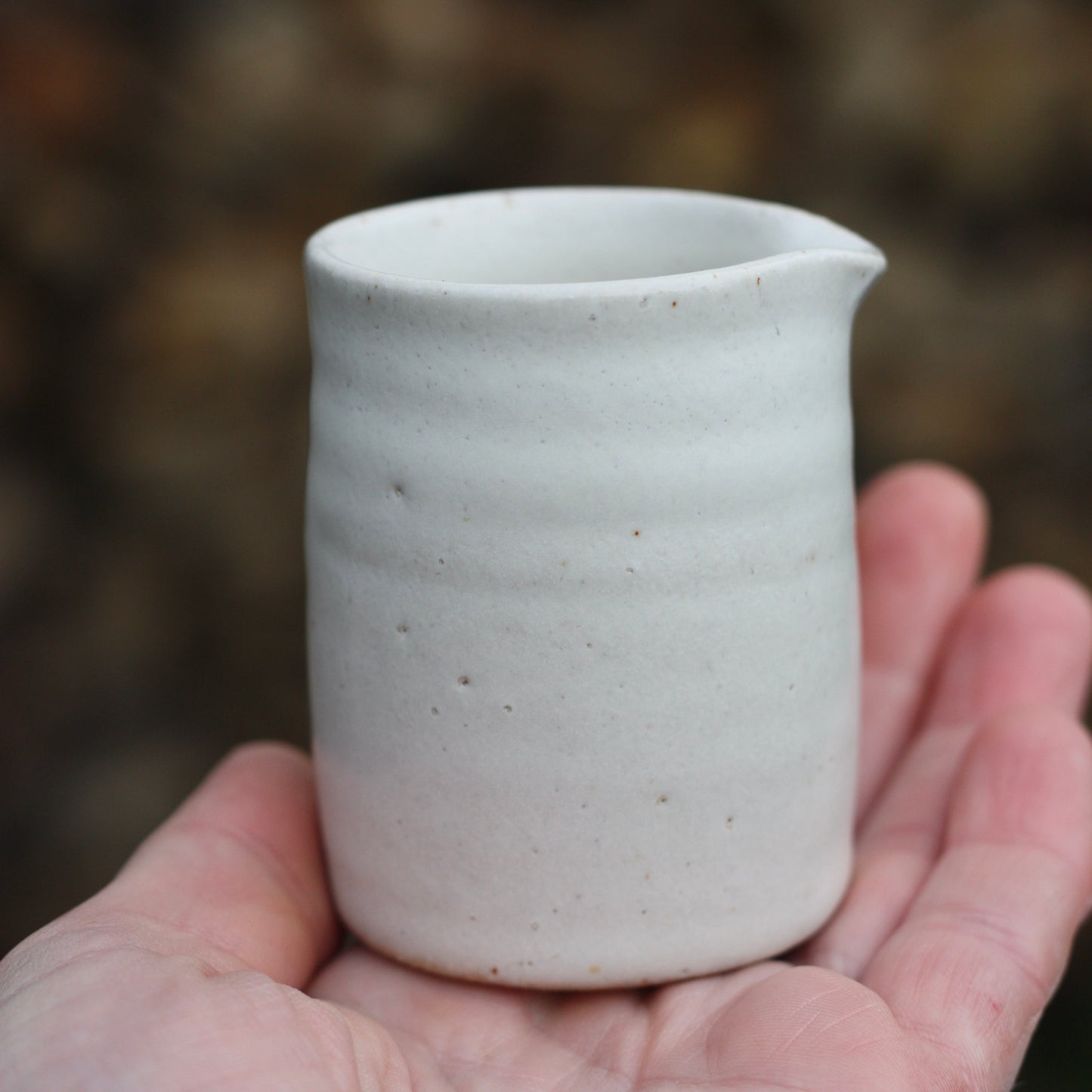 Small White Milk Jug