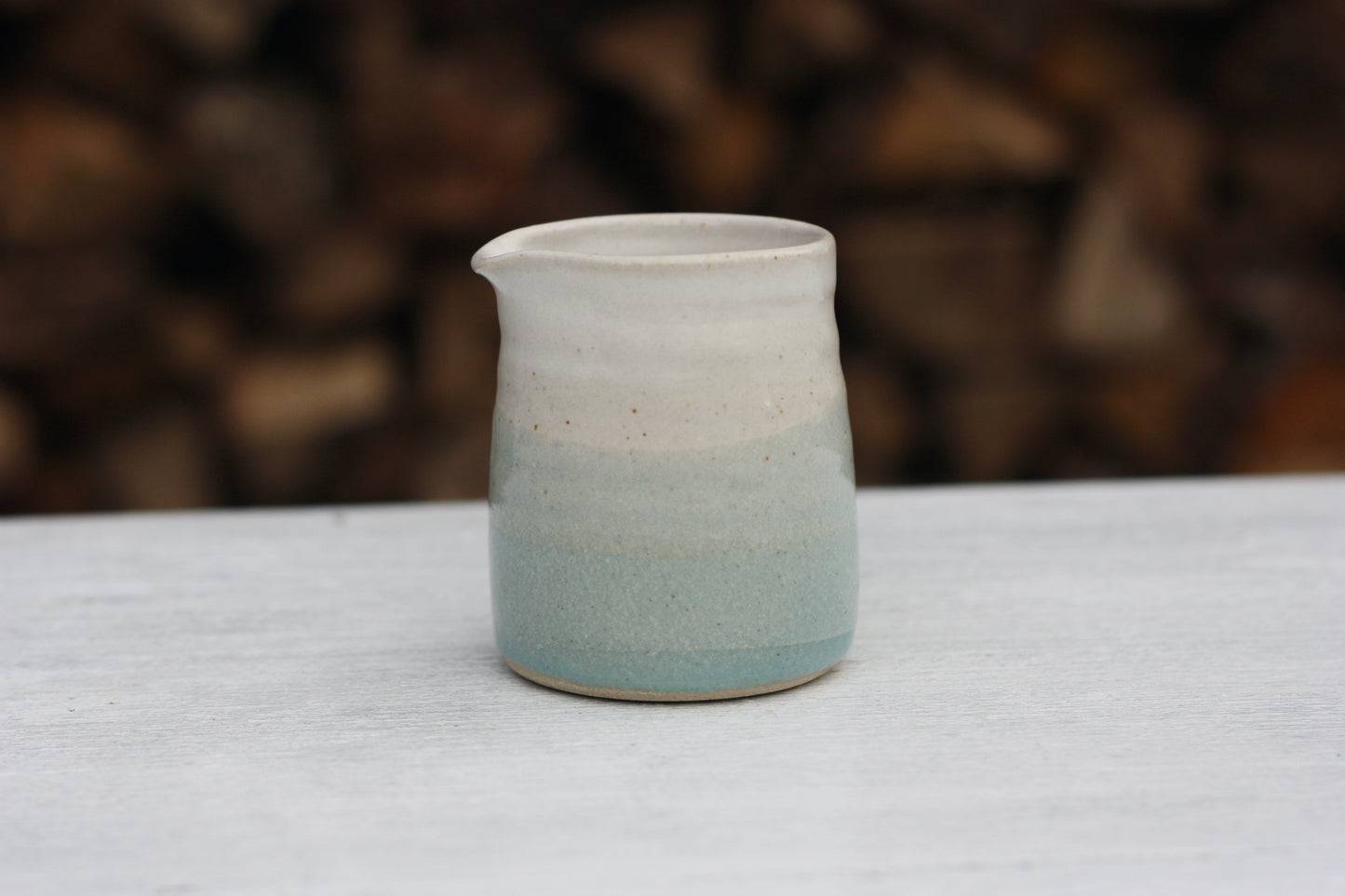 Small Blue and White Milk Jug