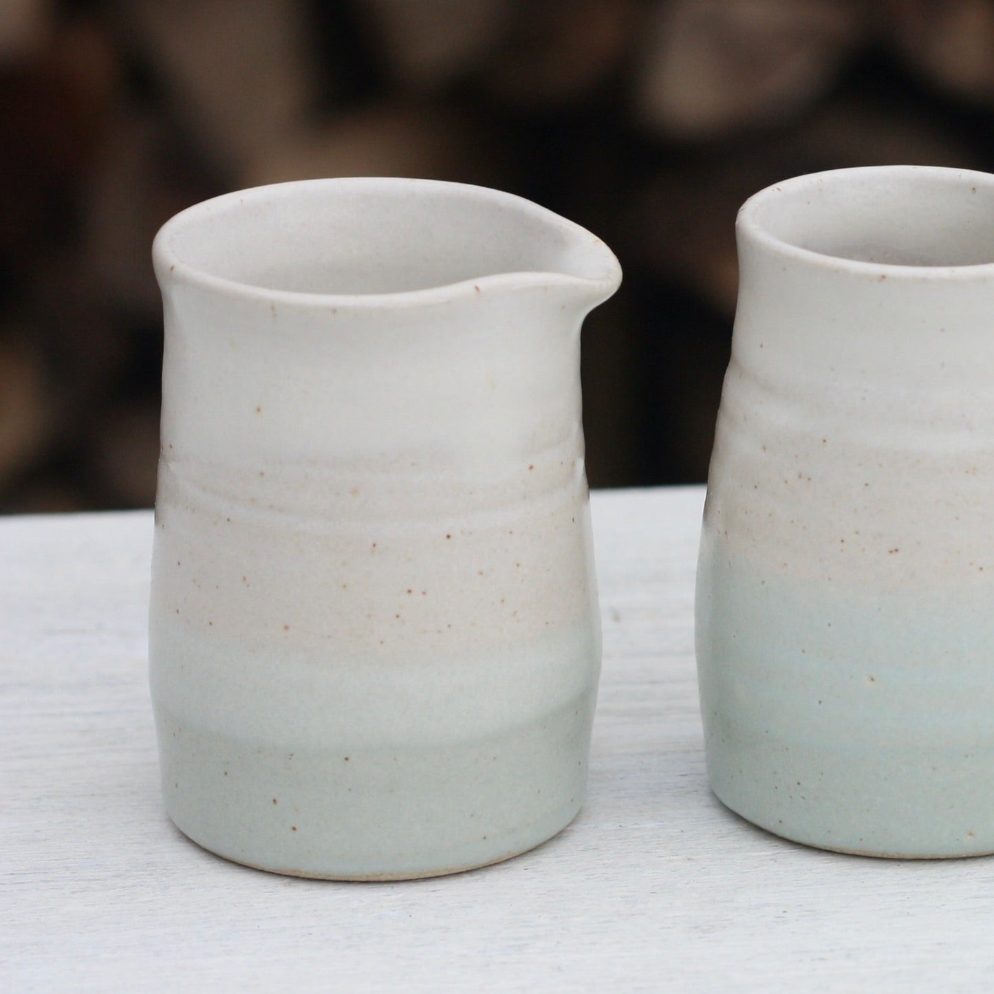 Small Blue and White Milk Jug