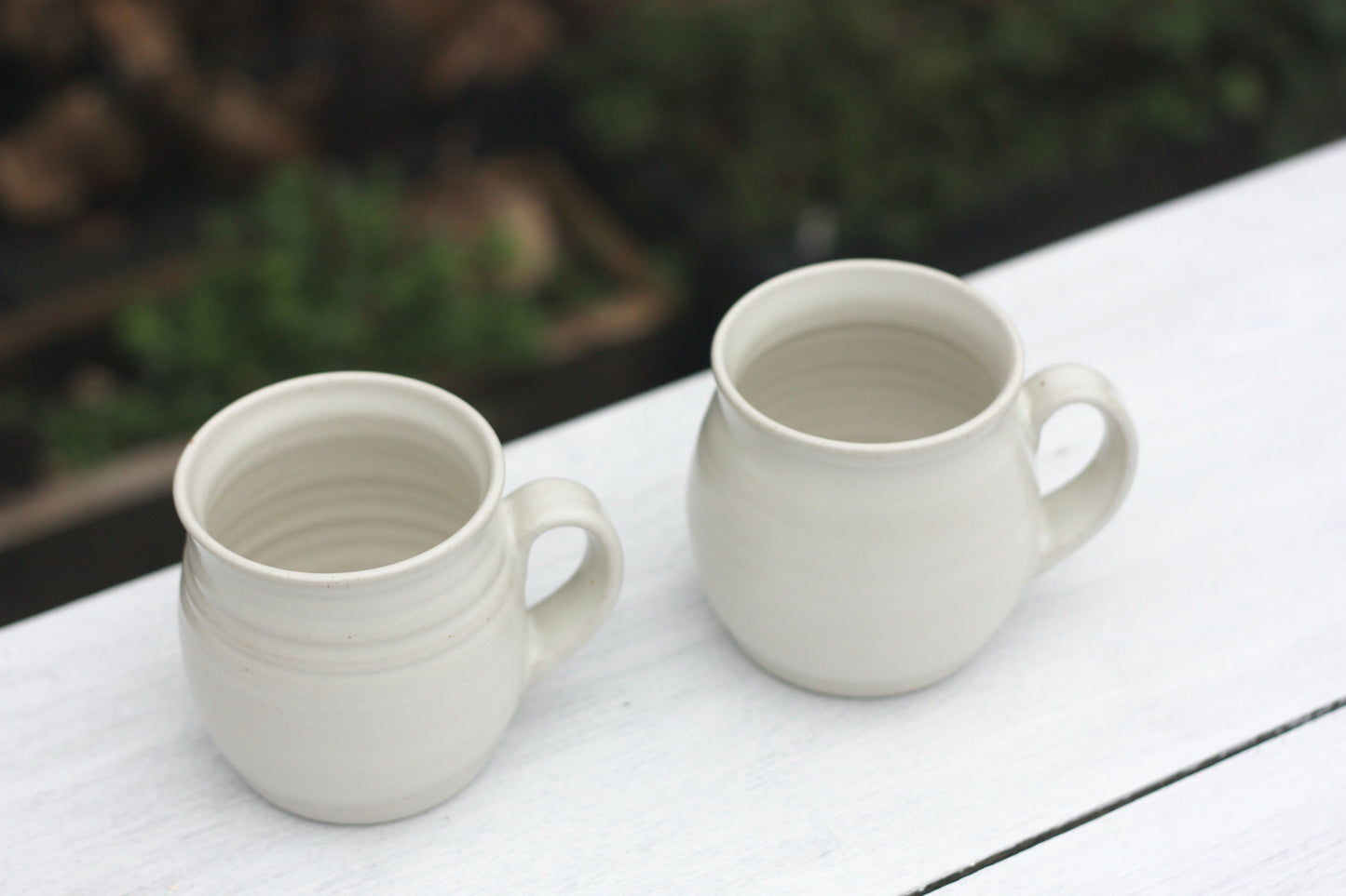 Clotted Cream glazed Mug 14oz 400ml Large Mug in creamy white glaze