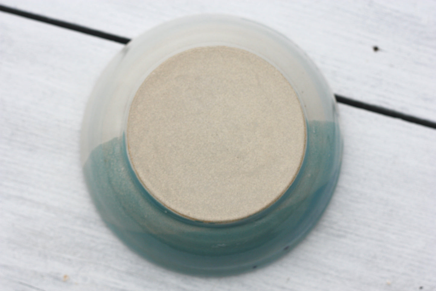 Bowl in White Blue and Soft Blue glazes