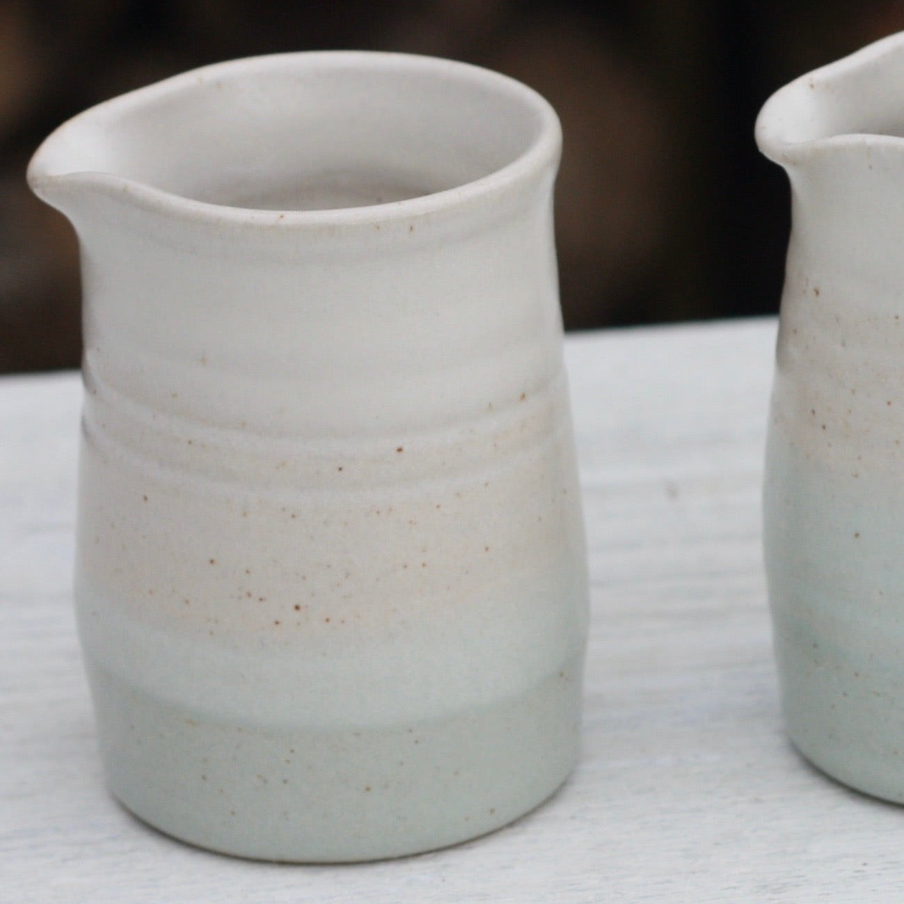 Small Blue and White Milk Jug