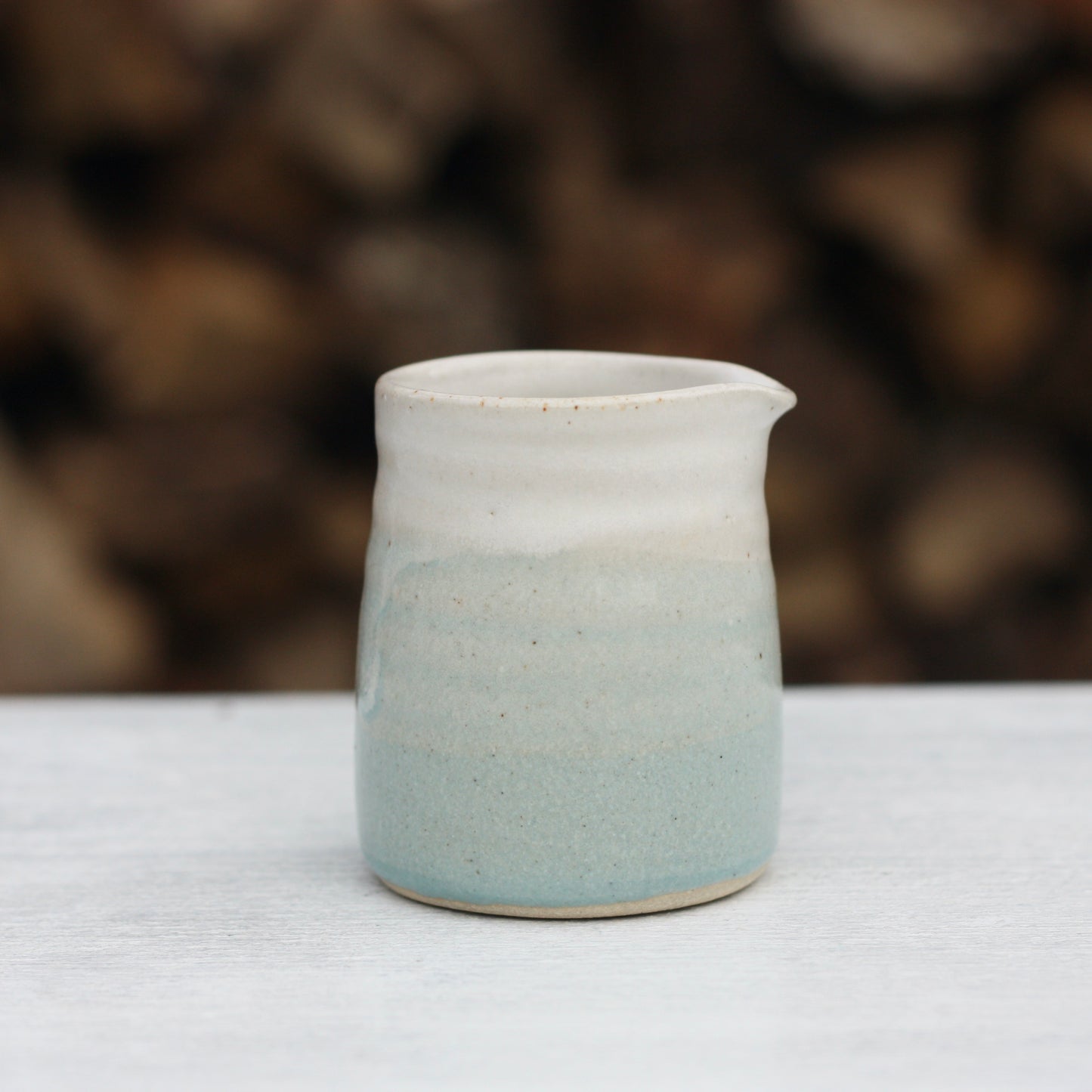 Small Blue and White Milk Jug