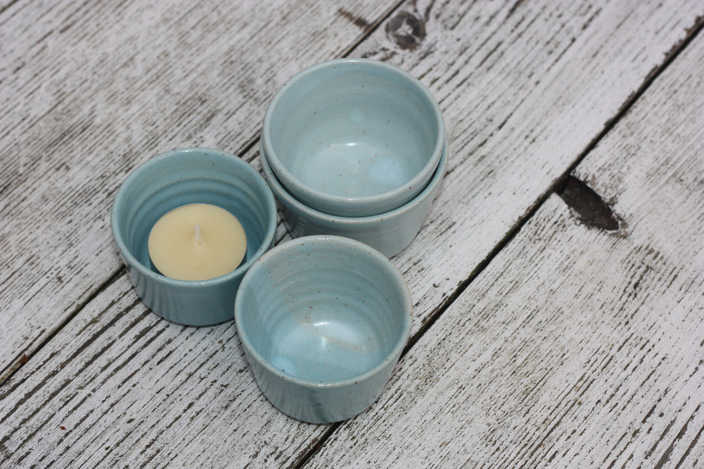 Small Pottery handmade stacking ceramic pots