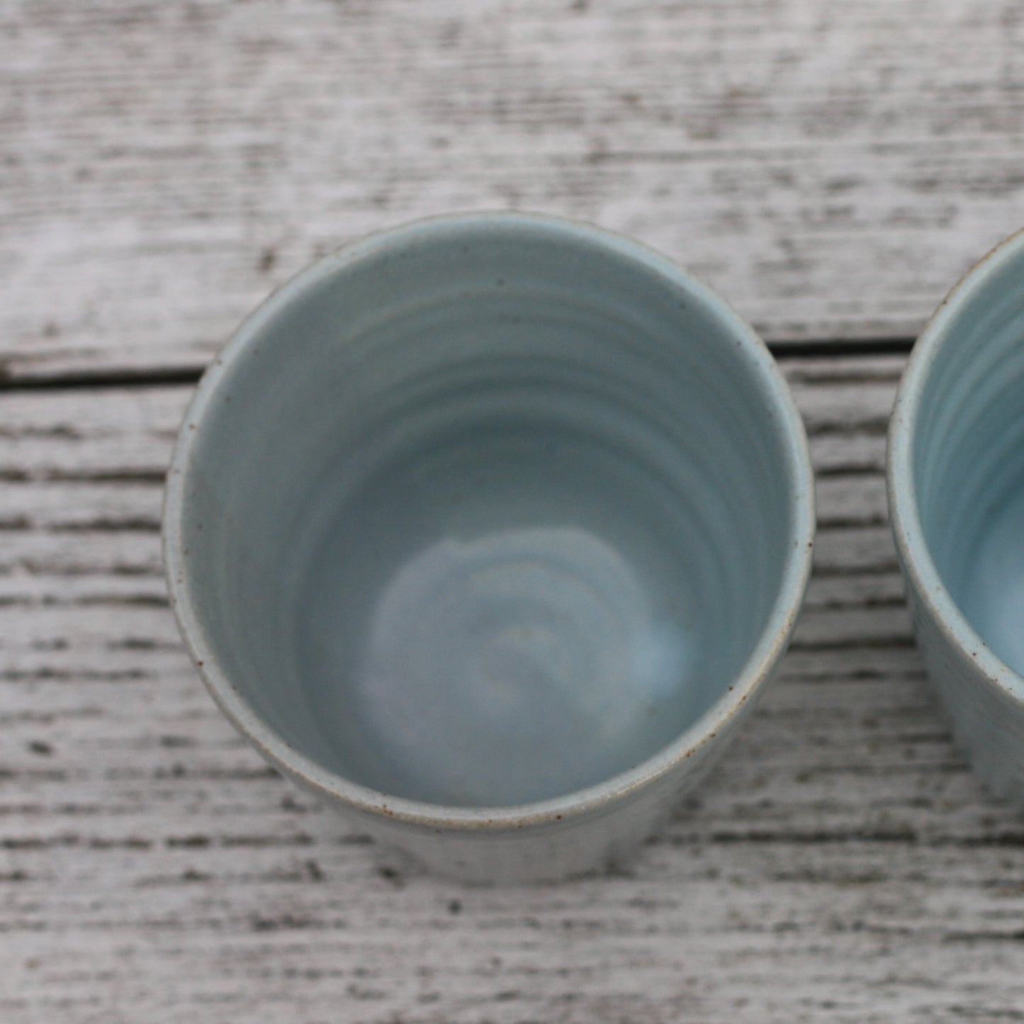 100ml 4 oz Pottery Espresso Small Shot Cup Handle free handmade stacking ceramic beaker tumbler