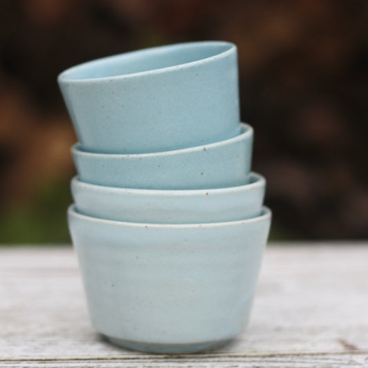 Small Pottery handmade stacking ceramic pots