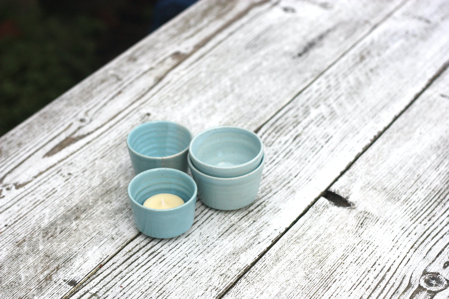 Small Pottery handmade stacking ceramic pots