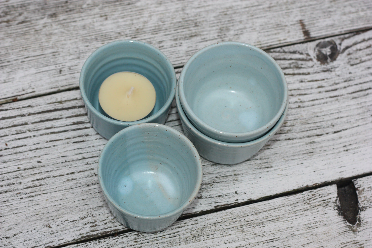 Small Pottery handmade stacking ceramic pots