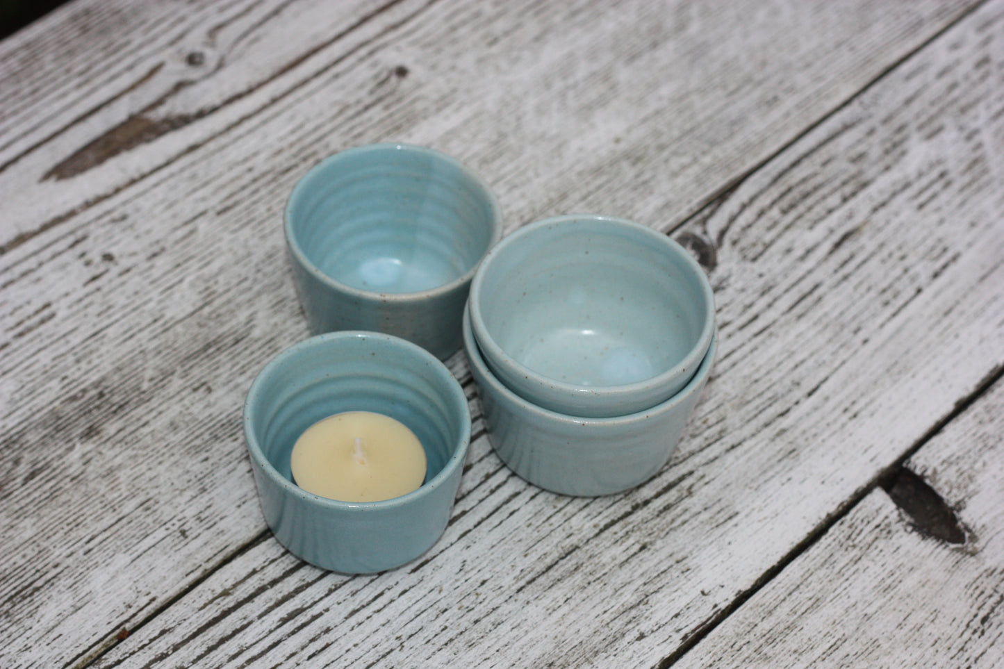 Small Pottery handmade stacking ceramic pots