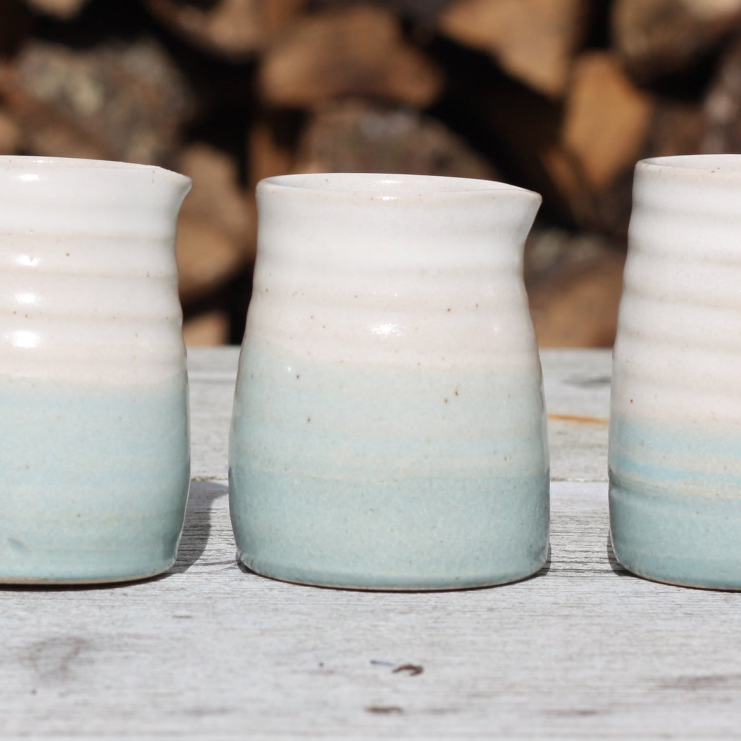 Small Blue and White Milk Jug