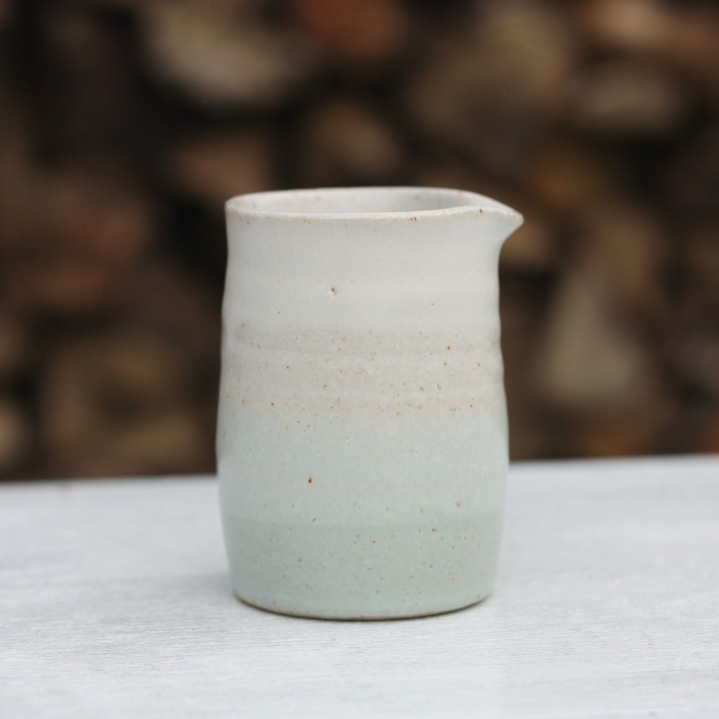 Small Blue and White Milk Jug