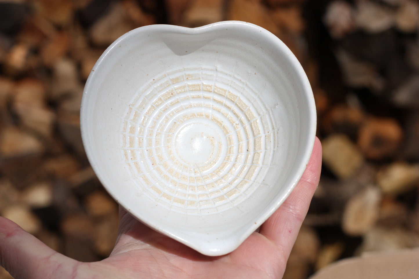 Heart Shaped White Garlic Dish Set with Really Garlicky Cornish Sea Salt and Smoked Garlic Bulb